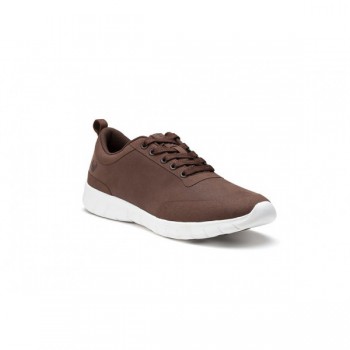 Zapatilla SUECOS MODELO ALMA MARRON VELVET T 3645