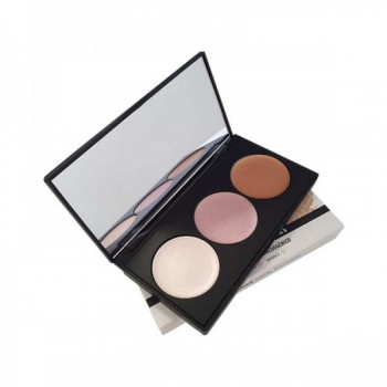 Camaleon paleta de iluminador 100 natural 3 colores