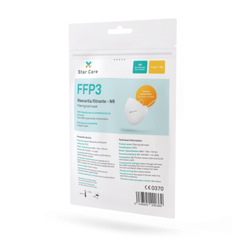 Mascarilla FFP3 filtrante NR StarCare 1u