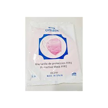 Mascarilla FFP2 Omask Rosa