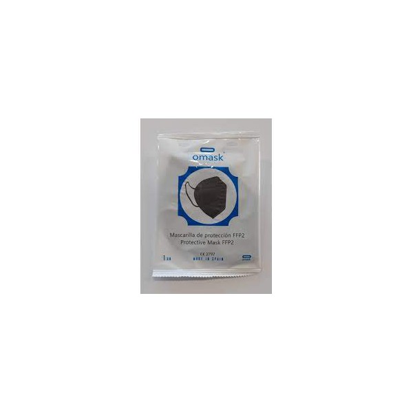 Mascarilla ffp2 Omask negra