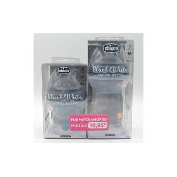 Chicco pack biberon 150330ml BlackWhite Limited Edition
