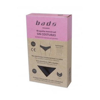 Braguita menstrual negra TL sin costuras