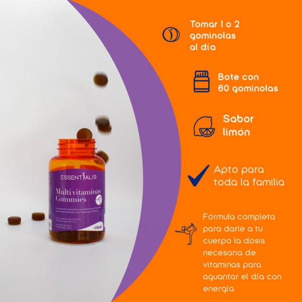 ESSENTIALIS MULTI VITAMINAS GUMMIES...