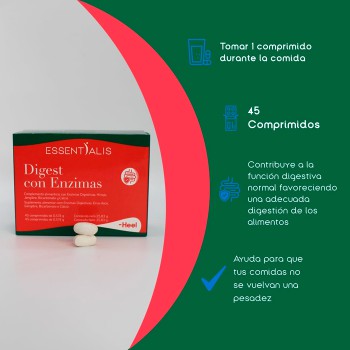 Essentialis Digest con Enzimas Heel 45 comprimidos