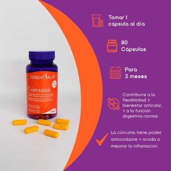 Essentialis Curcuma Heel 90 capsulas