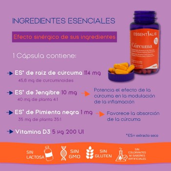 Essentialis Curcuma Heel 90 capsulas