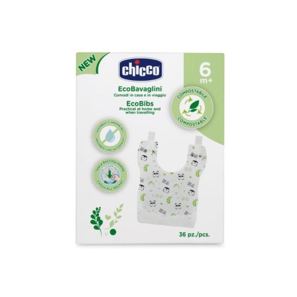 BABERO INFANTIL CHICCO BIODEGRADABLES...