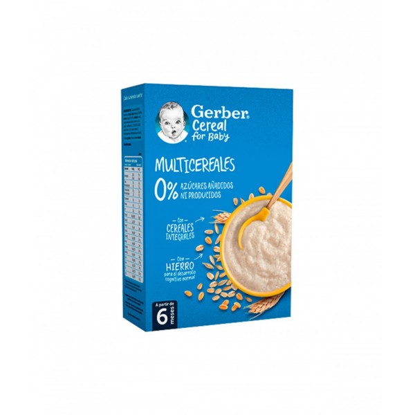 GERBER MULTICEREALES 0% AZUCARES...