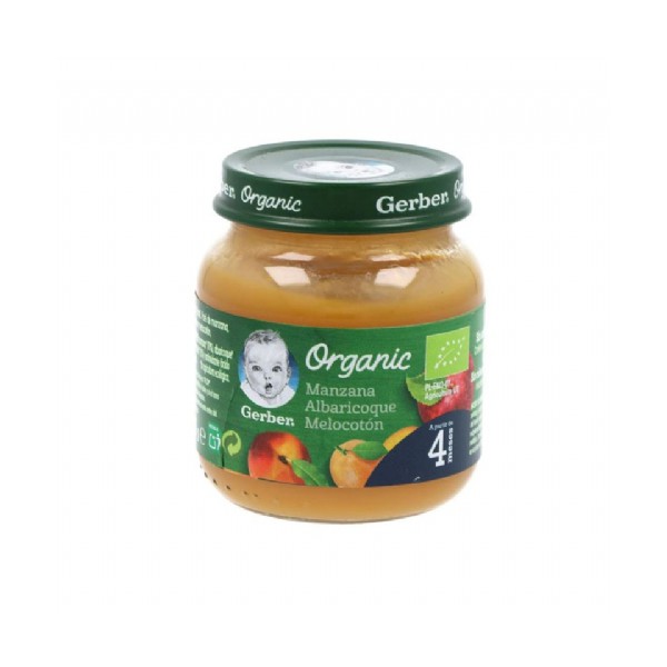 GERBER ORGANIC MANZANA MELOCOTON...