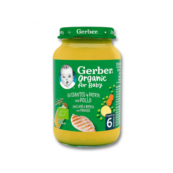 GERBER ORGANIC GUISANTES PATATAS...