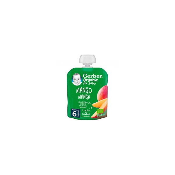 GERBER ORGANIC MANGO 1 POUCH 90 G