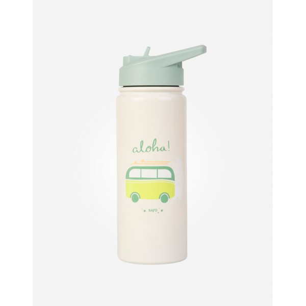 Botella térmica con pajita SARO 350ml