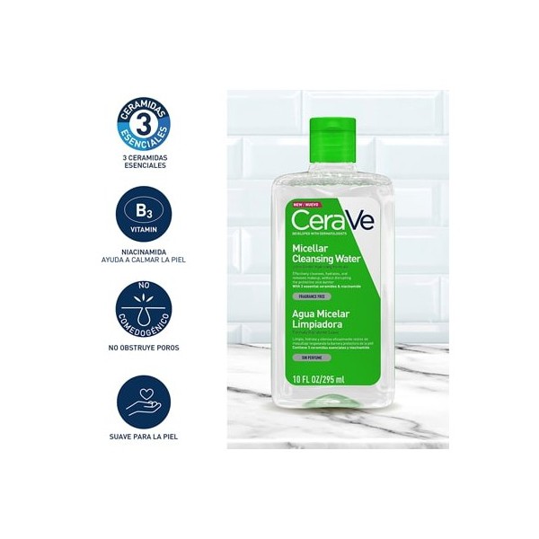 CERAVE AGUA MICELAR 284 ML