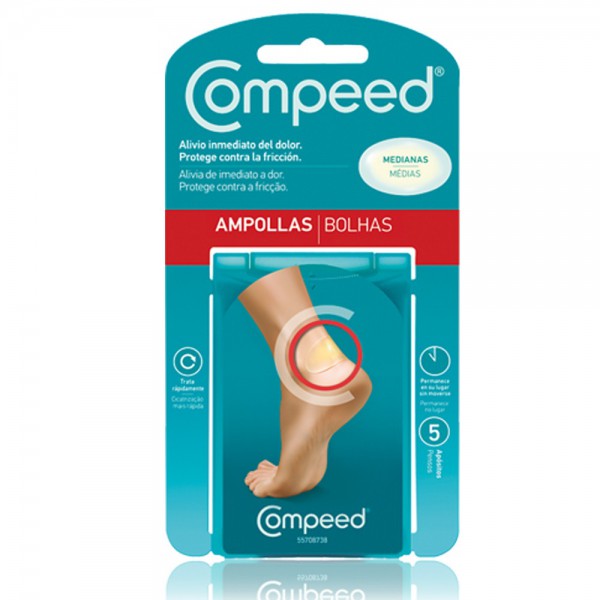 COMPEED AMPOLLAS-HERID MED 5 UN