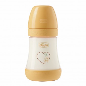 BIBERON PP TETINA SILICONA CHICCO PERFECT5 ECO+ FLUJO LENTO + 0 MESES 1 UNIDAD 150 ML
