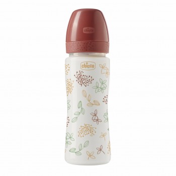 BIBERON PP TETINA SILICONA CHICCO PERFECT5 ECO+ FLUJO RAPIDO + 4 MESES 1 UNIDAD 330 ML