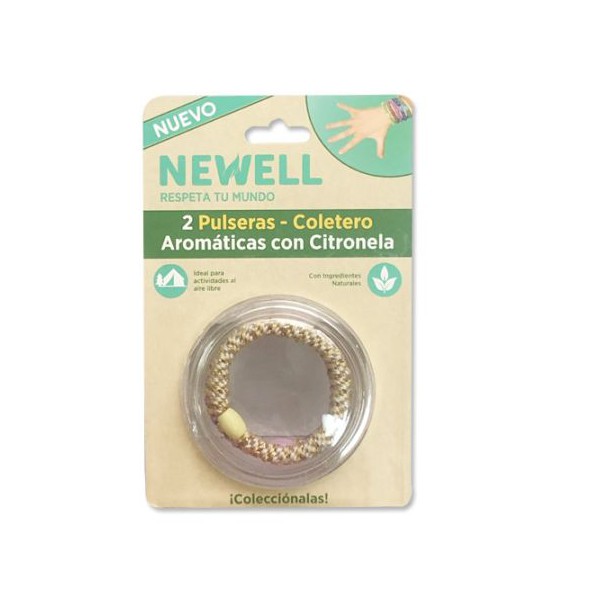 NEWELL 2 PULSERAS-COLETERO CITRONELA