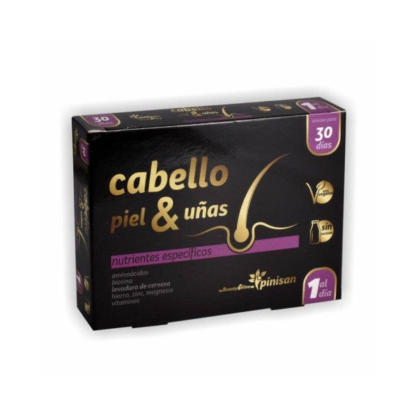 PINISAN CABELLO PIEL Y UÑAS 30 CAPS