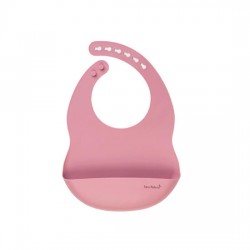 Babero silicona nordic rosa...