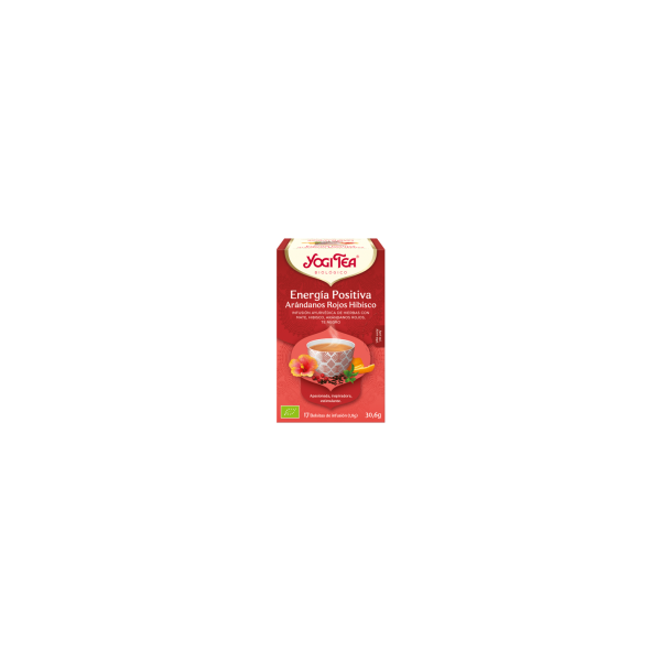 YOGI TEA ENERGIA POSITIVA ARANDANOS ROJO