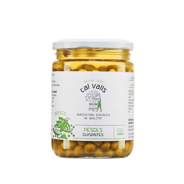 GUISANTE FINO COCIDO ECO 410G CAL VALLS