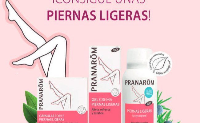 Piernas ligeras, Piernas cansadas, sensación de pesadez? Os presentamos spray y cápsulas circularom de Pranarom.