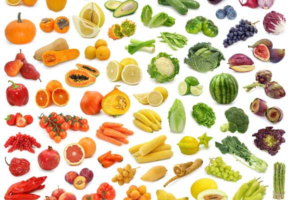 Consumo de vitaminas en primavera.